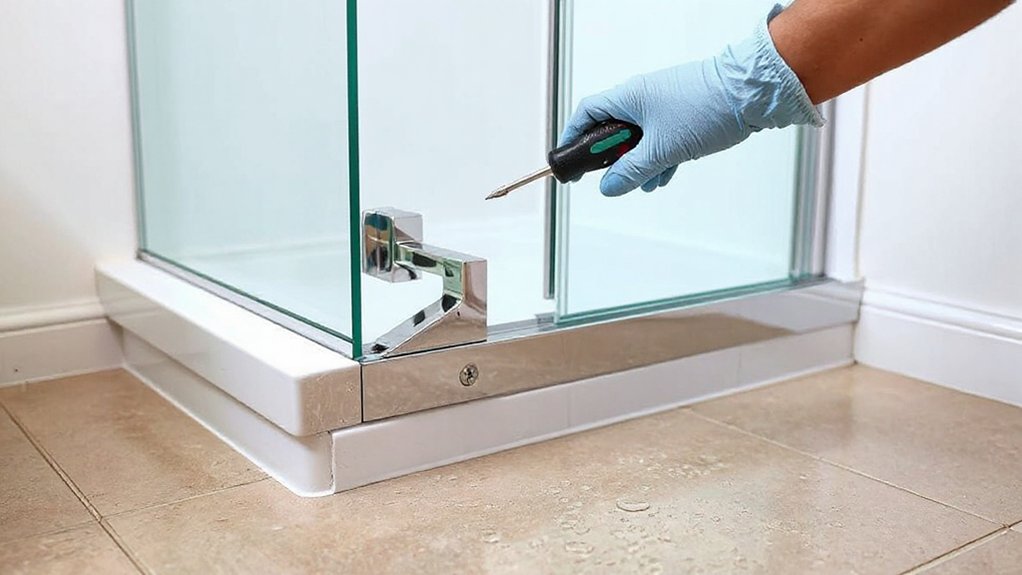 safety risks from loose shower screens