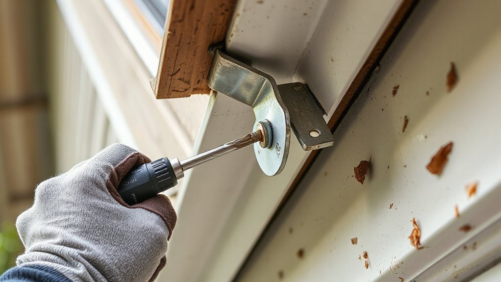secure gutters without damage