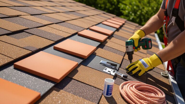 secure loose roof tiles