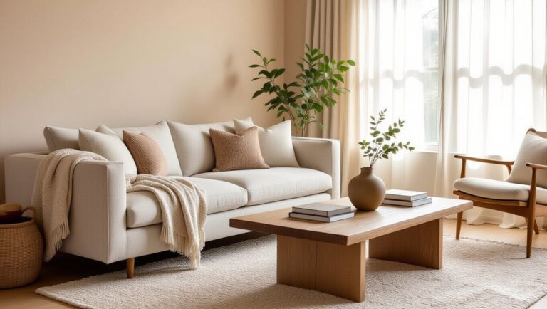 serene inviting living space