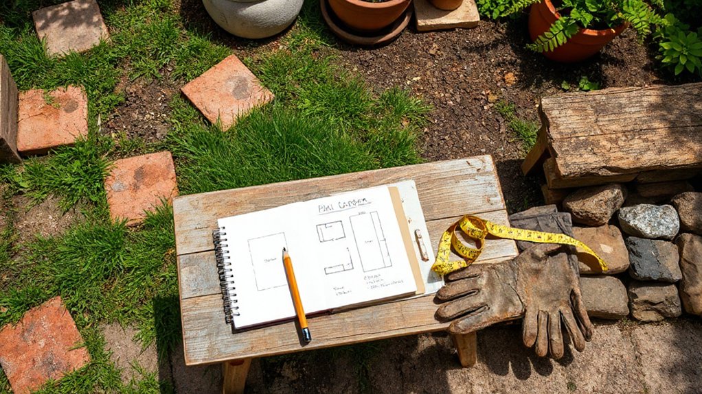 sketch measure plan organize