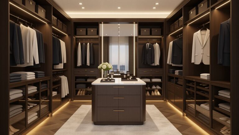 smart walk in wardrobe design