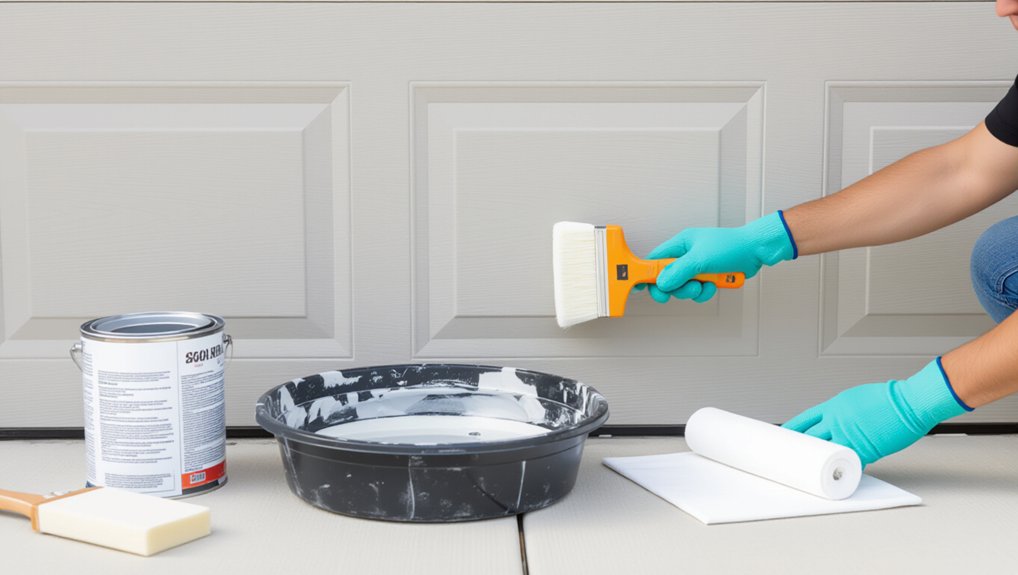 smooth professional metal door finish
