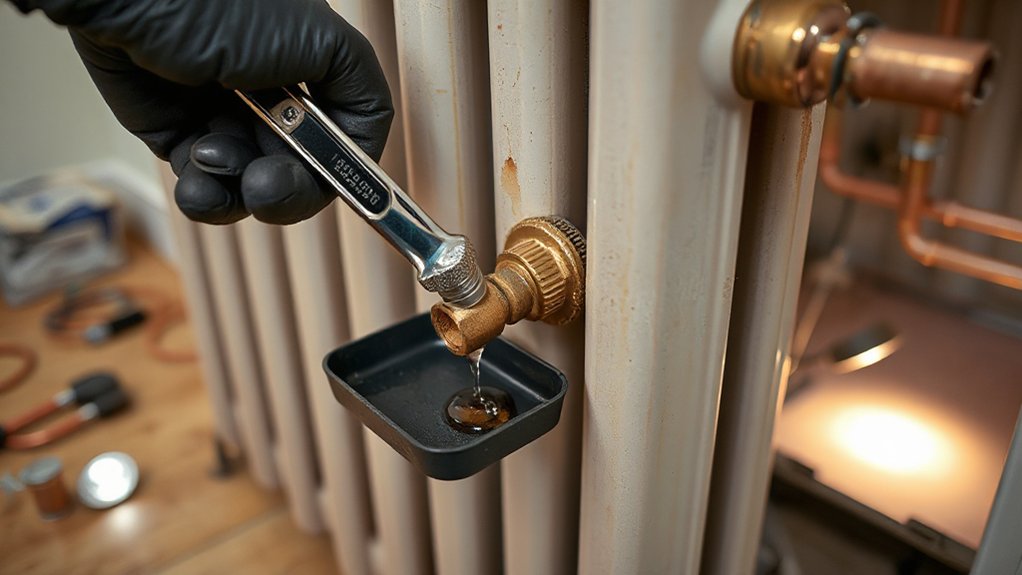 tighten gland nut carefully