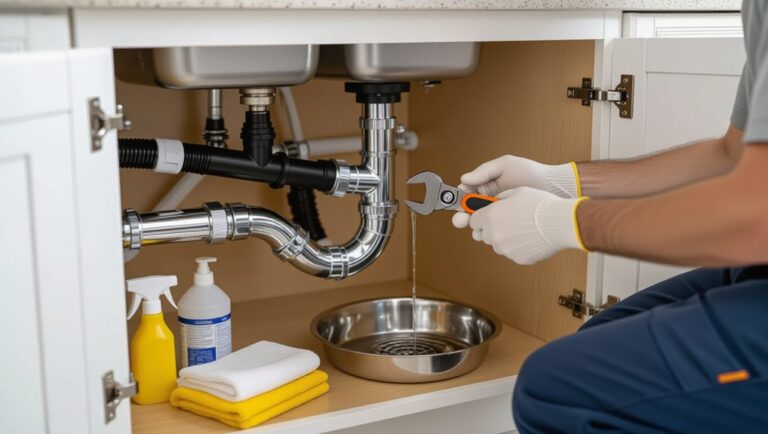 under sink leak repair