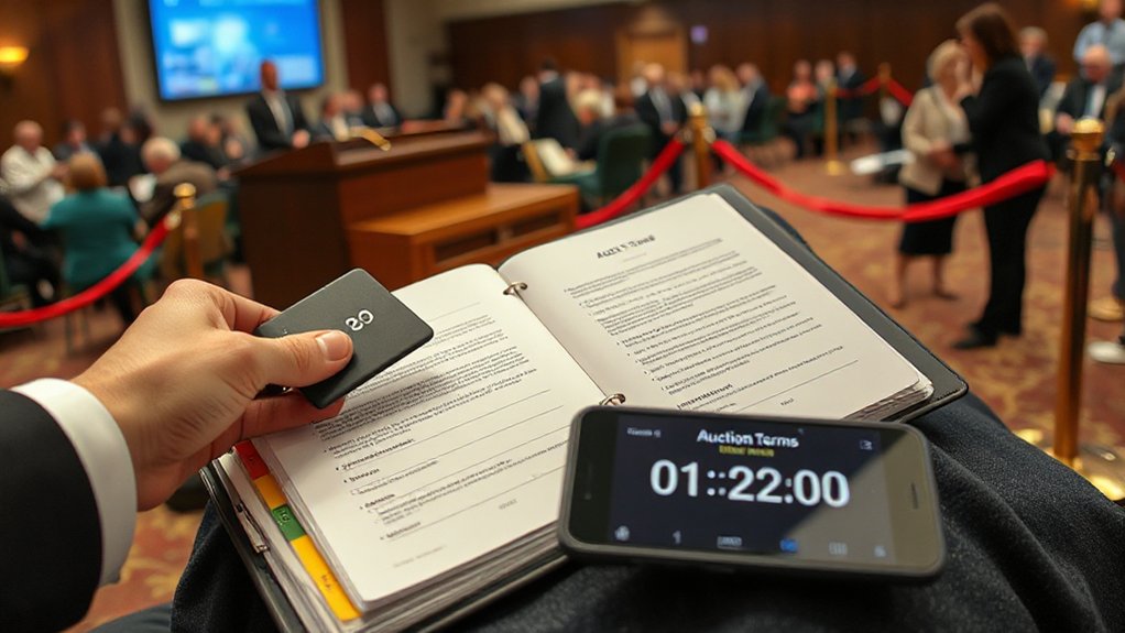 understand auction rules thoroughly
