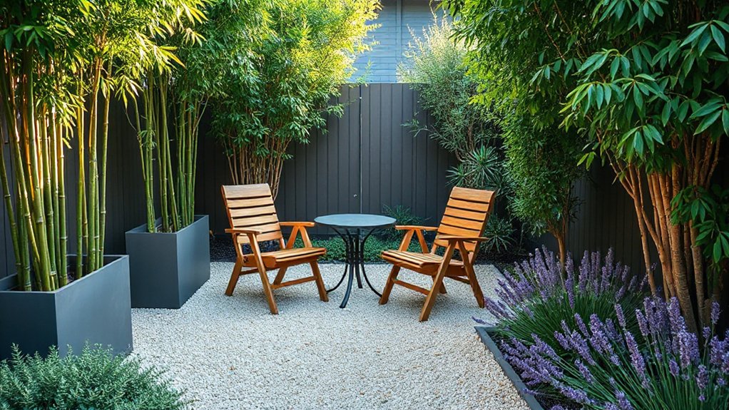 use layered green plant walls