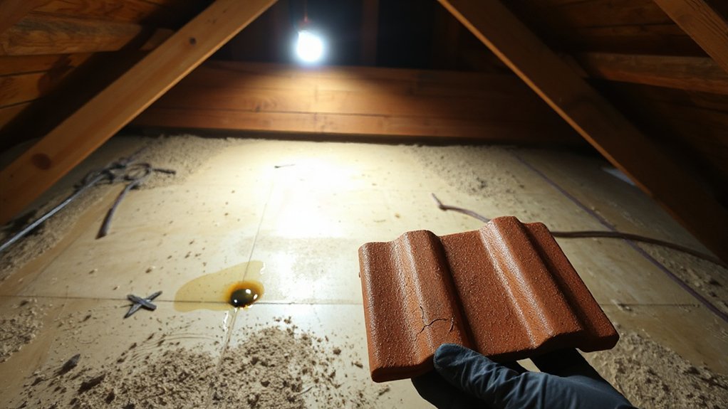 Identify and Replace Roof Tiles to verify roof leak source