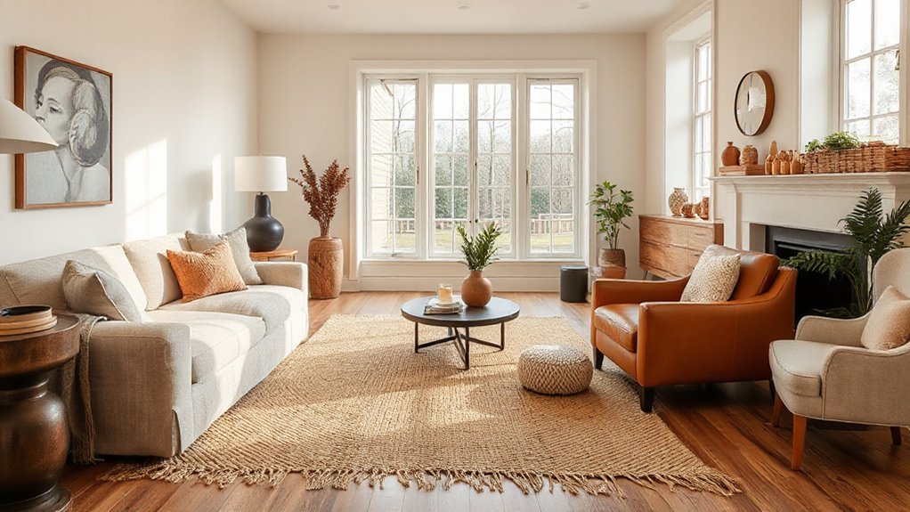 warm neutrals create inviting spaces