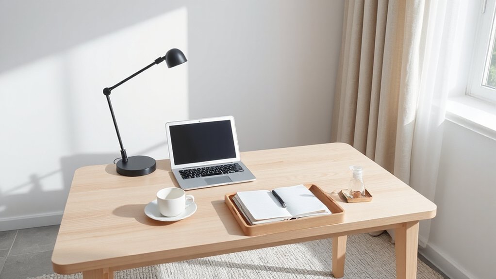 weekly minimalist desk reset