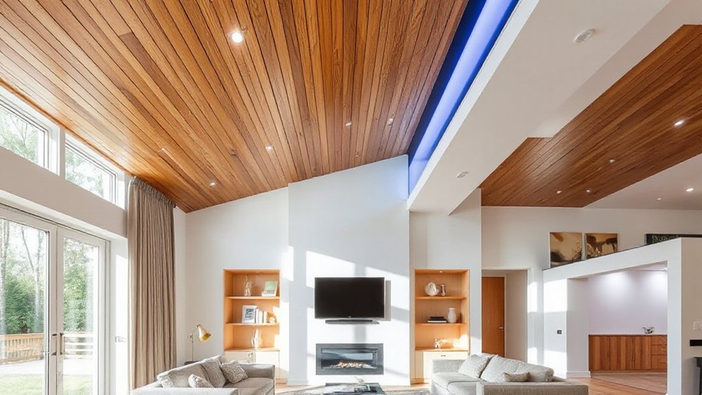 wood slat ceiling customization