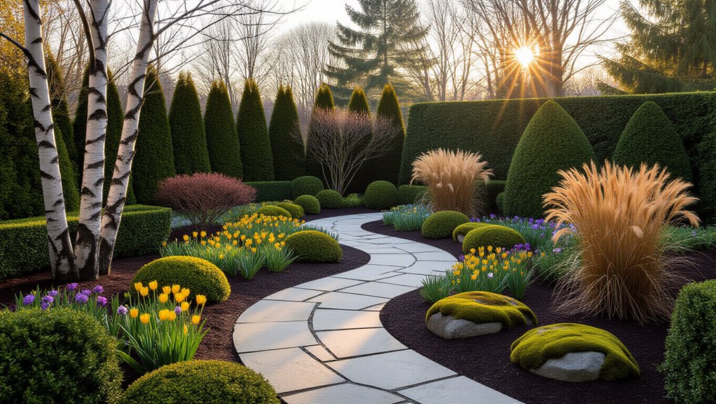 year round garden design tips